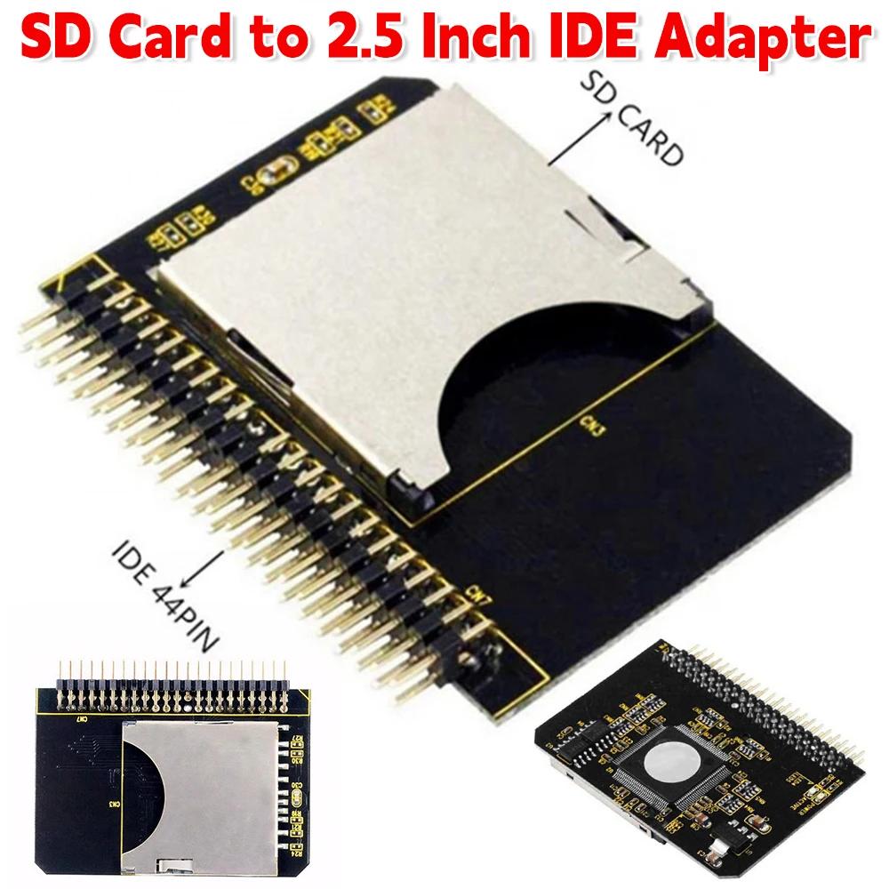 Ʈ º SD-2.5 ġ IDE SSD ޸ ī, 44  SDHC SDXC MMC ޸ SD ī-IDE 2.5 ġ  ī ȯ